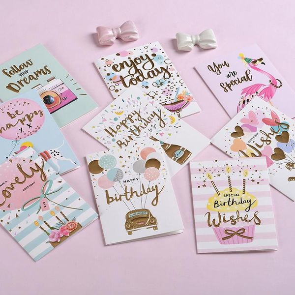 

greeting cards birthday wishes kids glitter foil happy gift label
