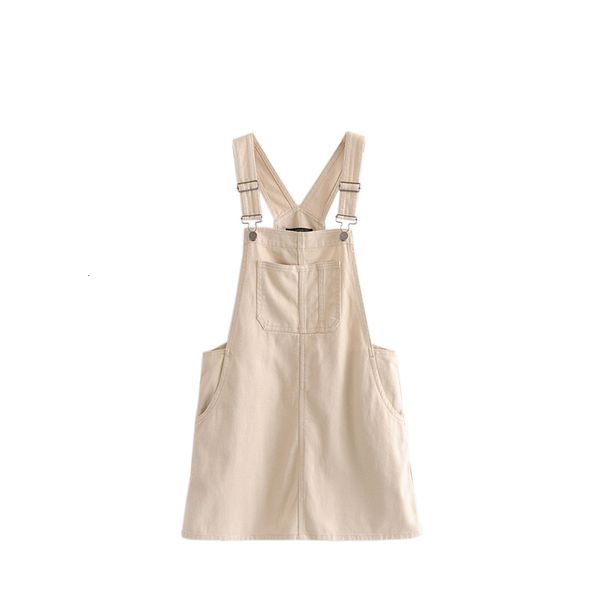 

2021 spring summer new girl of vintage beige light strapless dress 6mpt, Black;gray