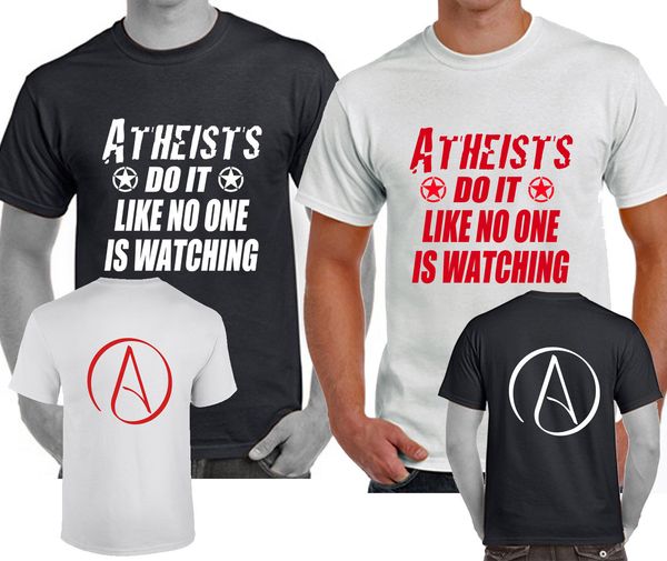 

2019 creative novelty summer style cotton atheists do it like no one is watching tshirt design sport hooded sweatshirt hoodie