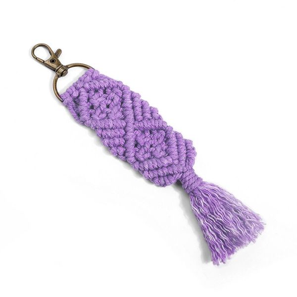 

1pcs bohemia vintage purple tassel fringed women diy jewelry garments bag decorative accessories key chain pendant craft tassels h jllzhy