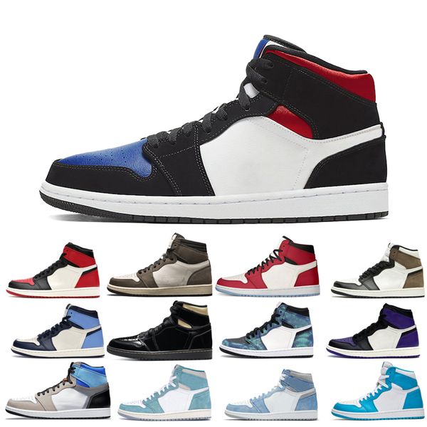 

2022 1s man's basketball shoes man turbo unc dark mocha obsidian tie court purple bred toe cactus jack chicago twist university blue li