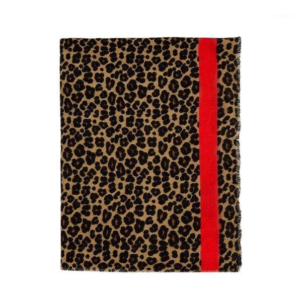 

leopard print scarf women winter scarf warm shawl soft cashmere thicken long ladies scarves1, Blue;gray