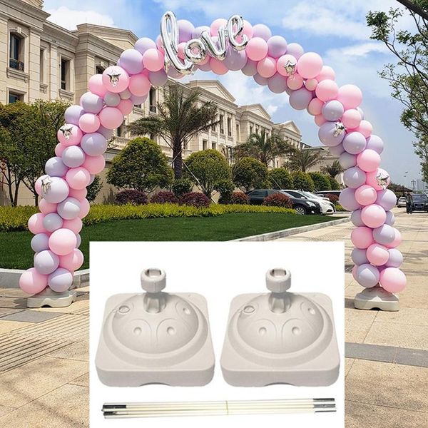 

ruggedized balloon arch kit wedding large set column frame arch column stand base diy wedding party shop door decoration