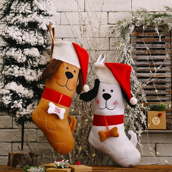 

lbw8d hobe bag with bag christmas dog bone gift creative new pet socks gift socks christmas decorates jsrbh