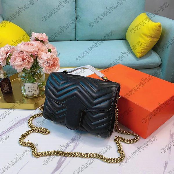 

classic crossbody bag ladies marmont embroidery love women wavy stereoscopic shoulder bag female luxurys designers leather handbag