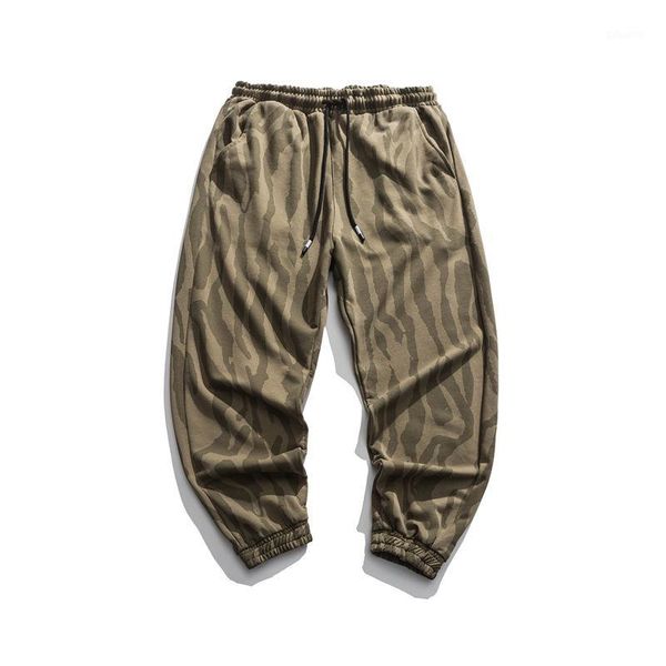 

zebra print sweatpants men elastic waist loose casual harem pants male streetwear hip hop japan style joggers trouser1, Black