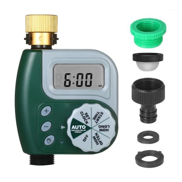 

digital programmable water timer garden lawn faucet timer automatic irrigation controller 1-outlet leakpoof copper connector1