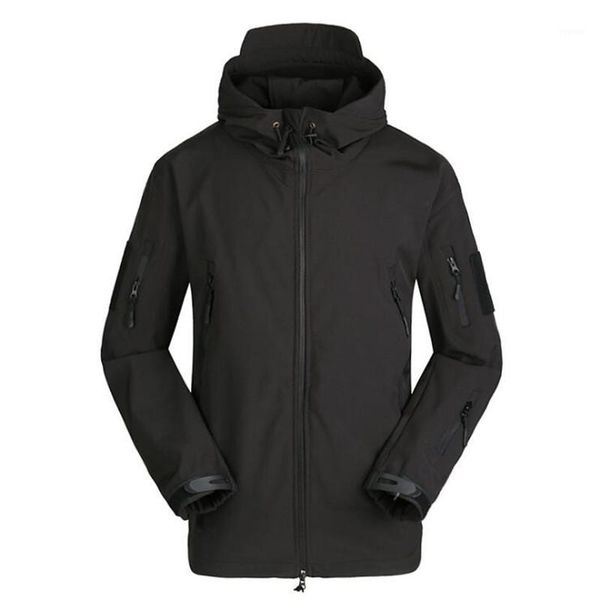 

new 2018 army camouflage coat tactical jacket men soft shell waterproof windproof jacket coat plus size 3xl raincoat1, Black;brown