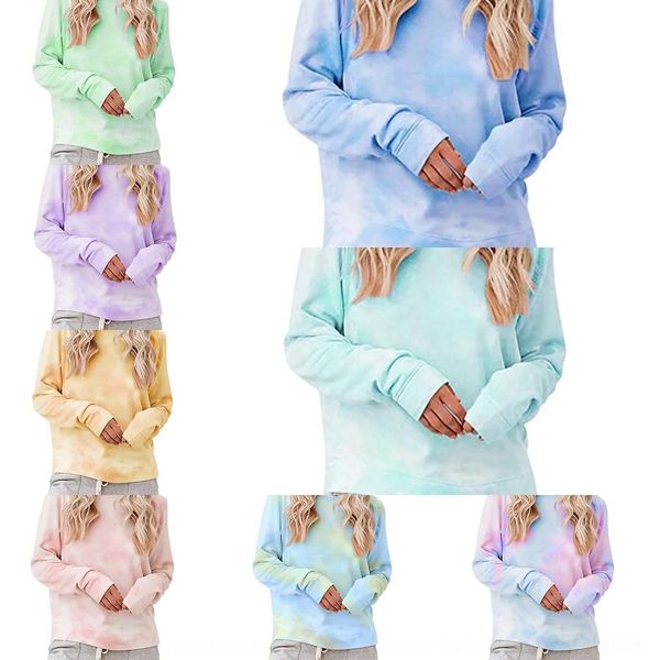 

новый галстук-окрашенные kxiuy женские с длинным рукавом свитера sweatertop круглый свободно sweaterneck футболку sweate новый галстук-окраш, White