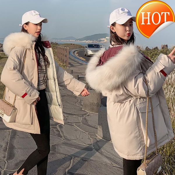 

winter women clothing jacket women parkas fashion clothes korean style coat female jackets and coats chaqueta mujer qc860 wpy856, Black