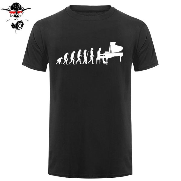 

evolution pianist piano male summer short sleeve thanksgiving day custom big size team music sport hooded sweatshirt hoodie men t shirt