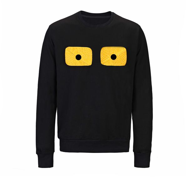 

mens hoodies sweatshirt pullover eyes printed men women sweater hoodie long sleeve pullover hoodies france causal sweatshirt hot, Black