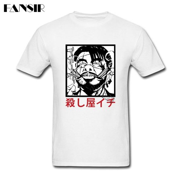 

ichi убийца kakihara дуя дым с коротким рукавом человек отдыха camiseta o образным вырезом мужские для группового спорта толстовка с капюшон