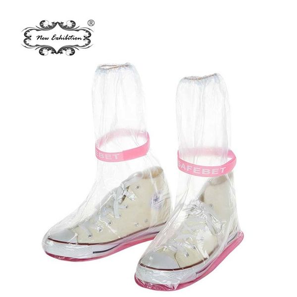 

new exhibition waterproof shoes thicken slip-resistant boots cover women/men/kids rain covers reusable fishing overshoes q1218