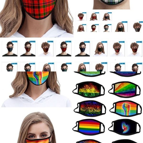 

unisexwomen printed face for fashion men leopard dustproof washable cycling mouth masks trump plaid striped co