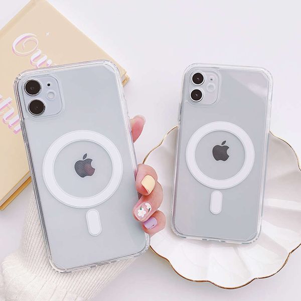 

simple hanfeng transparent wirels charging icon for vip 12 mini pro max case 11 xr x / xs creative personality fall proof
