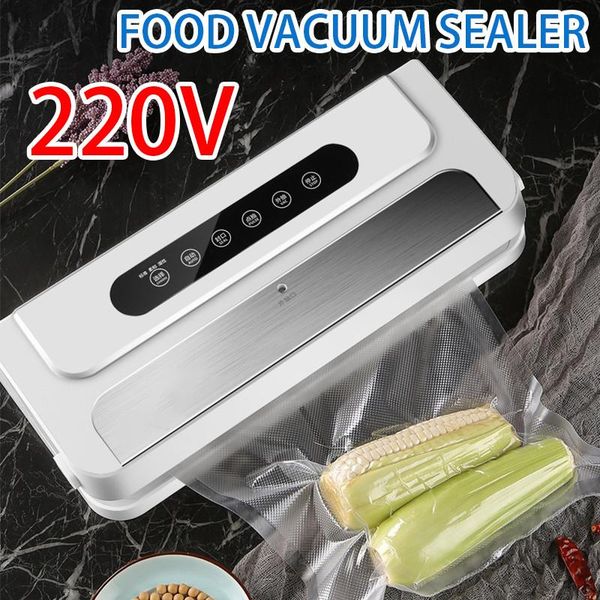 

vacuum sealer fully automatic portable household wet dry 220v 140w packaging machine sealing include 10pcs bags free