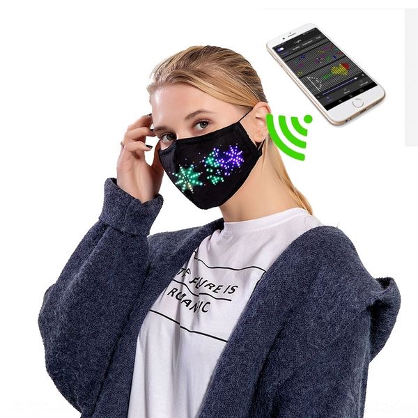 

79evf led mask halloween luminous flash black led display luminous halloween ball flash mask screen screen black ball display ipxbz