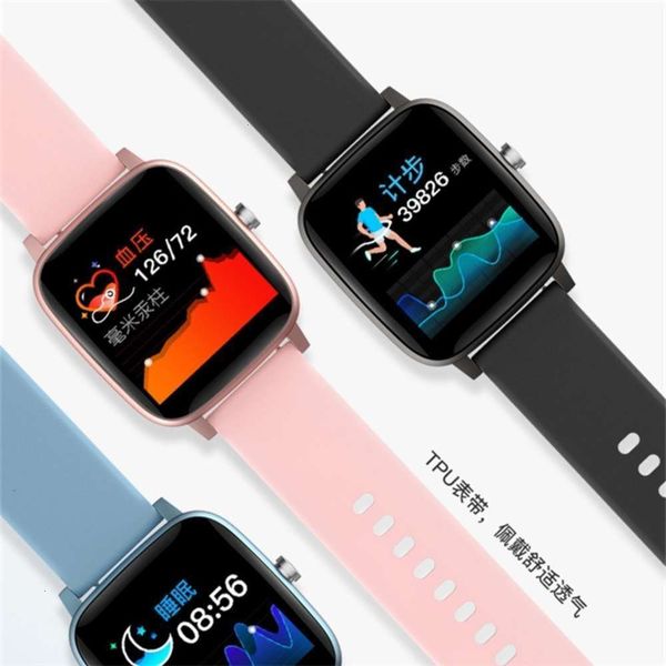 

2020 smart t98 touch temperature heart rate blood prsure oxygen bracelet waterproofjk