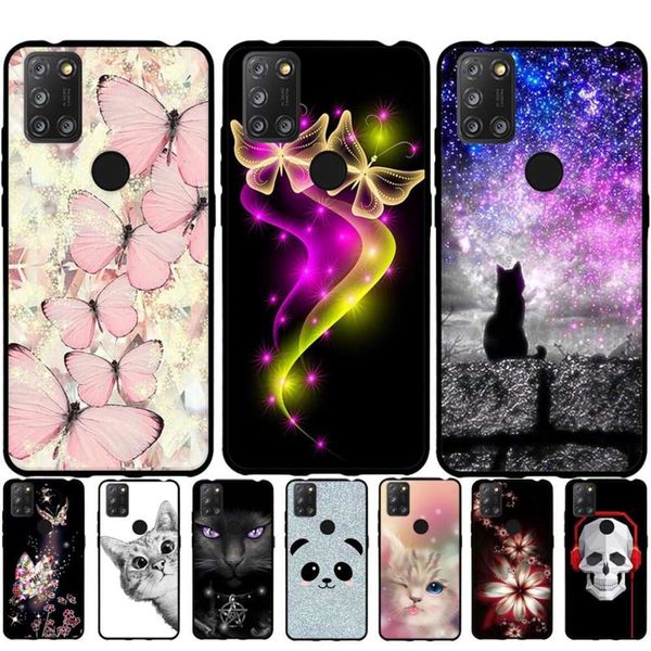 

4cam silicone rubber soft tpu mobile phone back cover for alcatel 3x2020vfe1