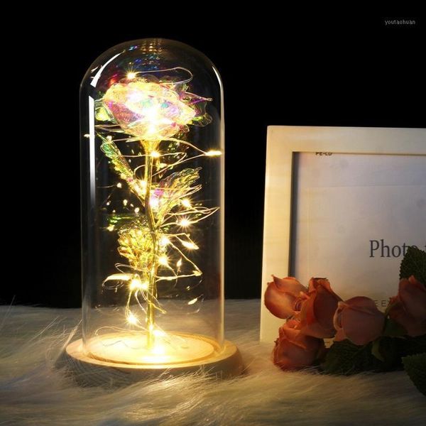 

decorative flowers & wreaths beautiful and wild animal pink pot led flower black light glass bottom better mother's day gift valentine&