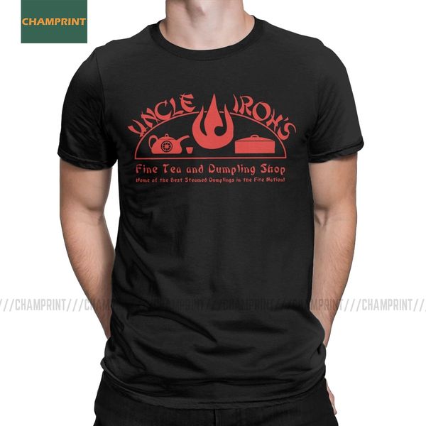 

uncle iroh's fine tea shop avatar the last airbender aang anime bison tee short sleeve plus size sport hooded sweatshirt hoodie men t s