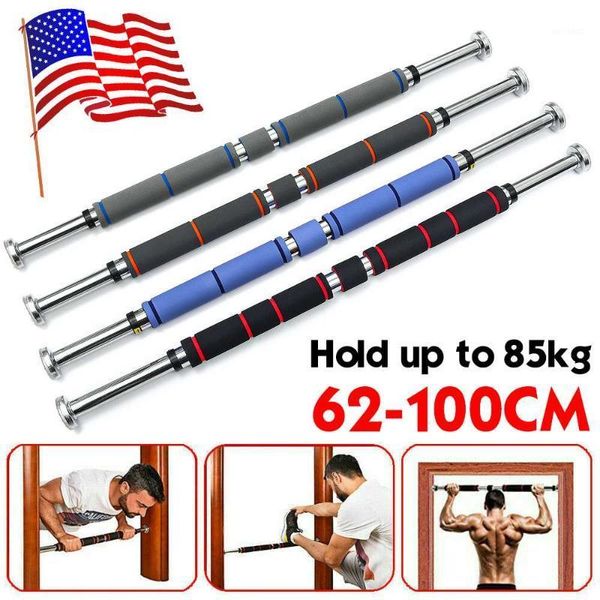 

horizontal bars door steel 100kg adjustable home gym workout chin push up pull training bar sport fitness sit-ups equipments1