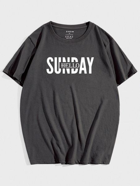 

men letter graphic tee 18zz#, White;black