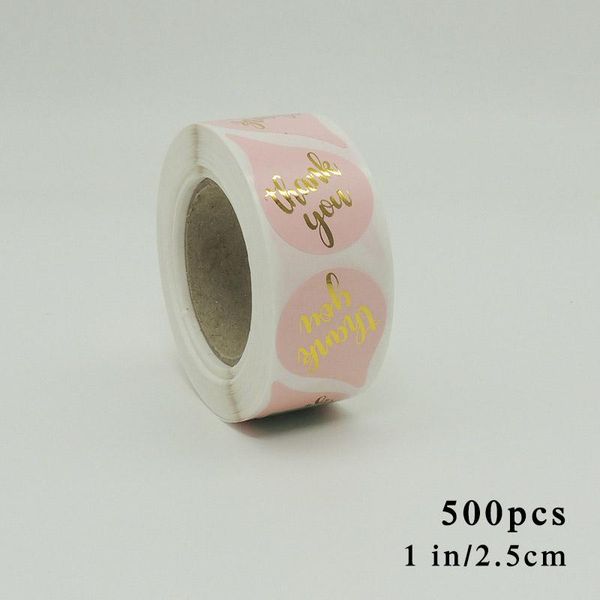 

gift wrap 1roll sealing stickers irregular shape thank you 3colors party decorations labels copper plate adhesive festival supplies