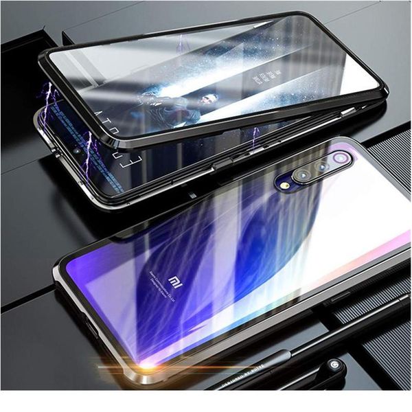

double side 360 degree magnetic adsorption glass case for mi xiaomi redmi note 9s 9 10x 9t pro k20 wmtwwh