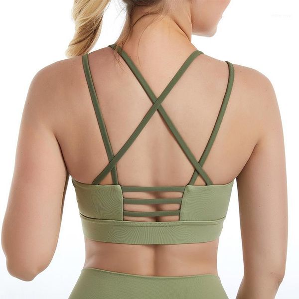 

new european and american army green bandage yoga vest sports tight running shirt yoga clothes1, White;black