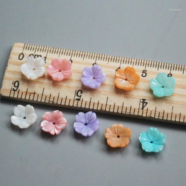 

other 5pcs natural freshwater shell bowl carved flower fashion jewelry making handmade diy necklace brooch earring hairpin accessories1