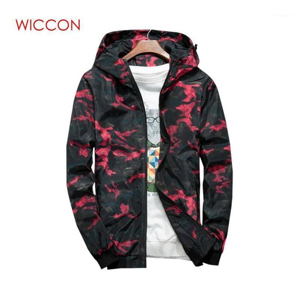 

2019 spring autumn wear men's casual camouflage hoodies jacket men waterproof clothes men's windbreaker coat male outwear1, Black;brown