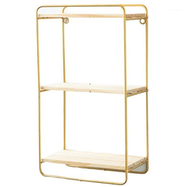 

creative nordic style wall pendant decoration iron shelf decorative wall shelf home organization and storage room organizer1