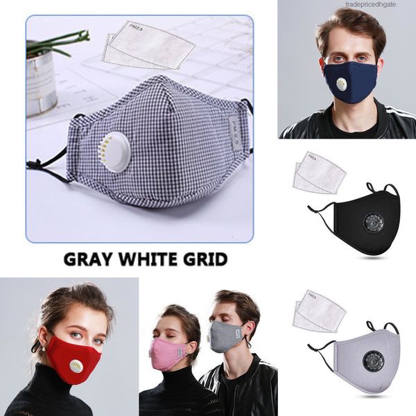 

adjusable 100pcs 2pcs pm2.5 protective reusable masks designer 5layers filters washable cotton face mask 11