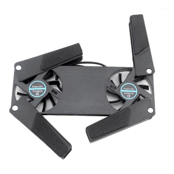 

computer cooling pad,portable notebook radiator foldable dual fan cooling pad computer notebook1