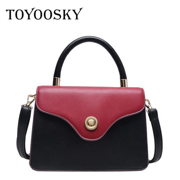 

toyoosky women handbag woman sling female fashion hit color mini shoulder messenger satchel tote crossbody bag bolso mimbre