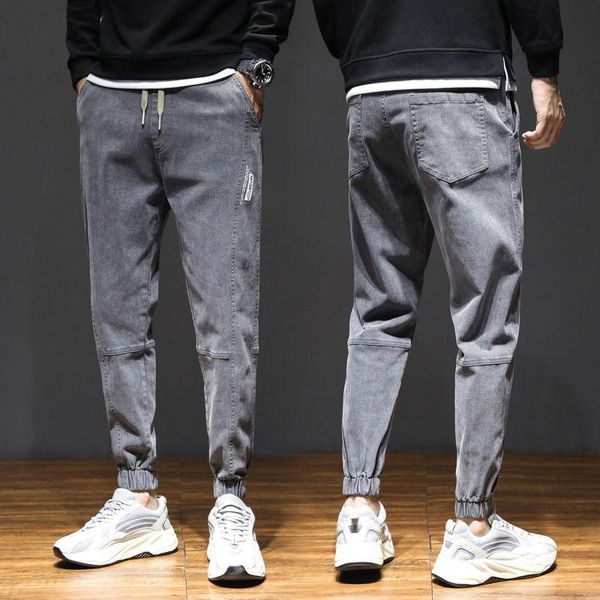 

2021 the new listing spring jeans men's straight loose casual pants bundles korean overalls tide brand blue best