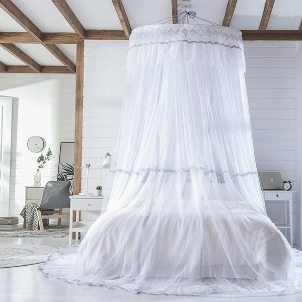 

white gray elgant canopy mosquito net for double bed mosquito repellent tent insect reject canopy bed curtain tent1