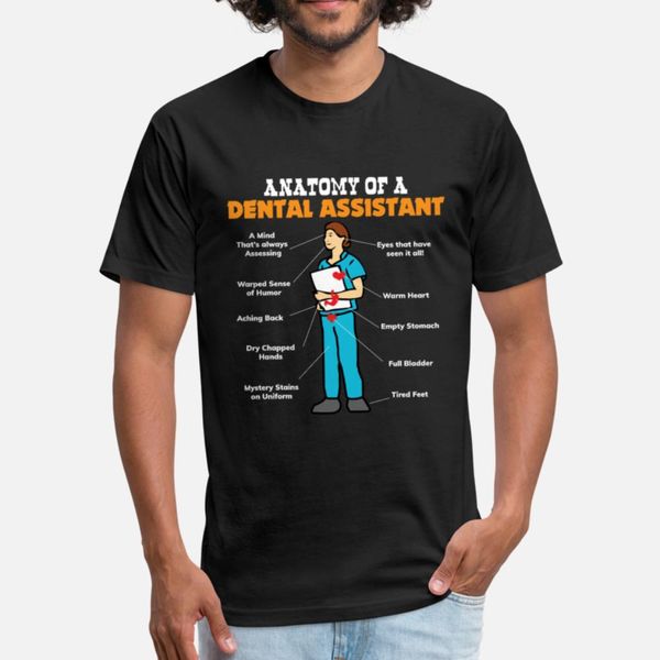 

anatomy of a dental assistant - dentist gifts t shirt humor retro white tracksuit hoodie sweatshirt