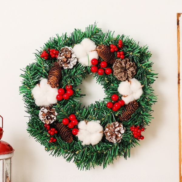 

decoration garland 30cm decoration creative gifts christmas flowers christmas flowers props scene creative gift door hanging simulation wrea
