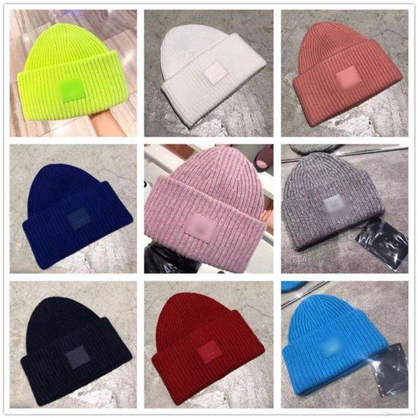 

20ac smiling face beanie skull caps knitted cashmere warm couple lovers skull caps tide street hip-hop wool cap children, Blue;gray