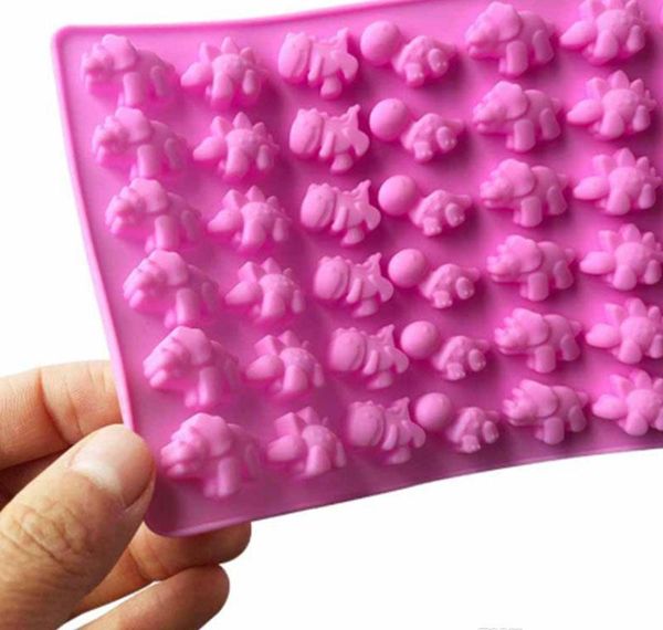 

dinosaur gummy mold sile non-stick bpa gummie candy chocolate molds ice cube dino bbynac lipper