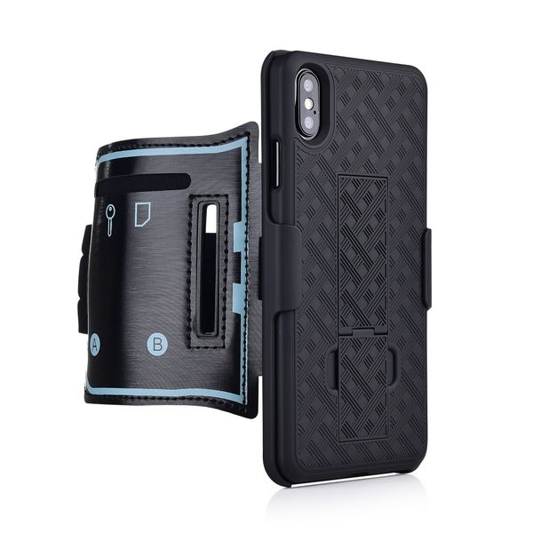 

running sports armband for iphone x xr xs max 11 pro 7 8 plus cover phone holder arm band kickstand back case shell