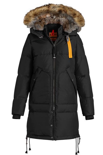 

women's parajumpers down parka hoodie with big raccoon fur zipper wholesale-new winter coats women jackets arcticparka sale for shelbur, Black