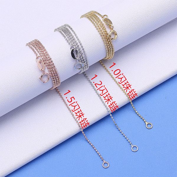 

sparkle s925 ожерелье женская жемчужная серебряная цепочка мода японские и кореи ювелирные изделия популярные аксессуары, Silver