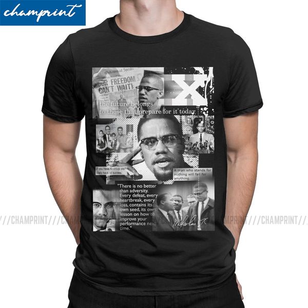 

men black rights african malcolm x t shirt clothing hipster short sleeve round collar tees classic t-shirt sport hooded sweatshirt hoodie