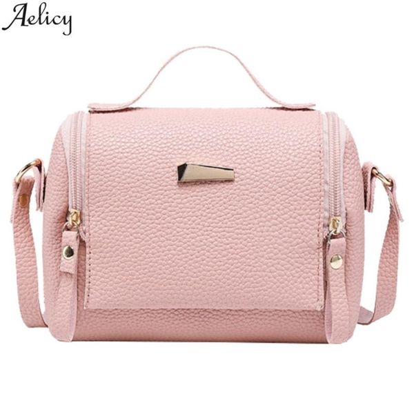 

aelicy pillow bag women solid pu leather shoulders bag fashion soft messenger versatile handbag leisure crossbody new