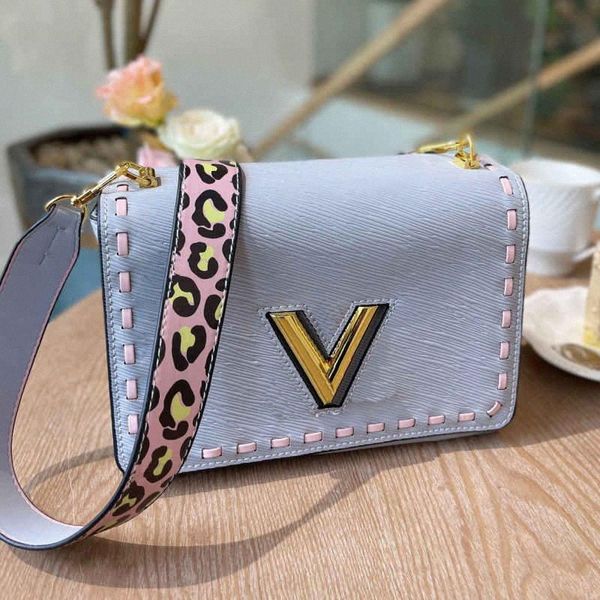 

luxurys designers bags twist lock handbag purse epi leather messenger bag embroidery shoulder strap women crossbody flap handle totes 38fi#