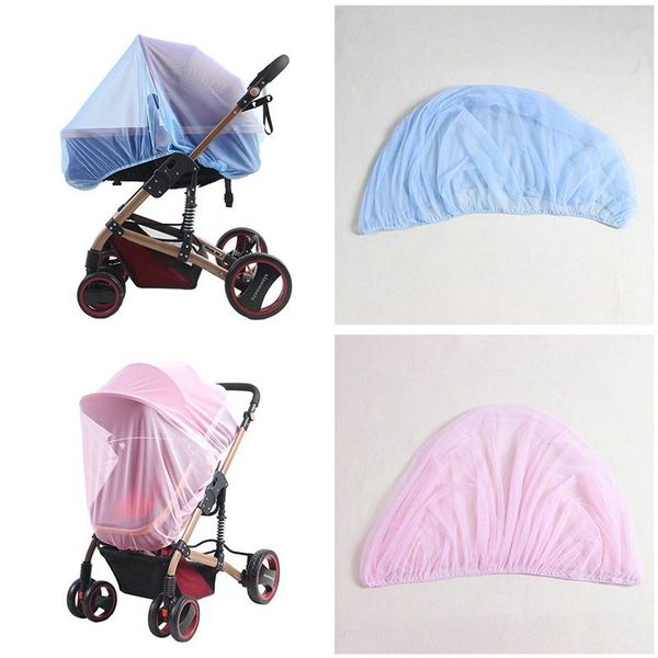 

summer mosquito net baby stroller pushchair mosquito shield net safe infants protection mesh stroller accessories